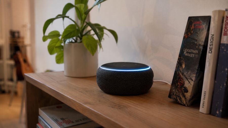 Smart speaker with built-in hub acting as the control center of a small apartment