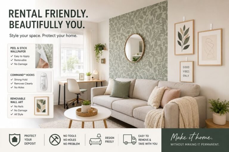 Removable Decor Ideas for Small Rental Apartments: Transform Your Space Without Damaging Walls