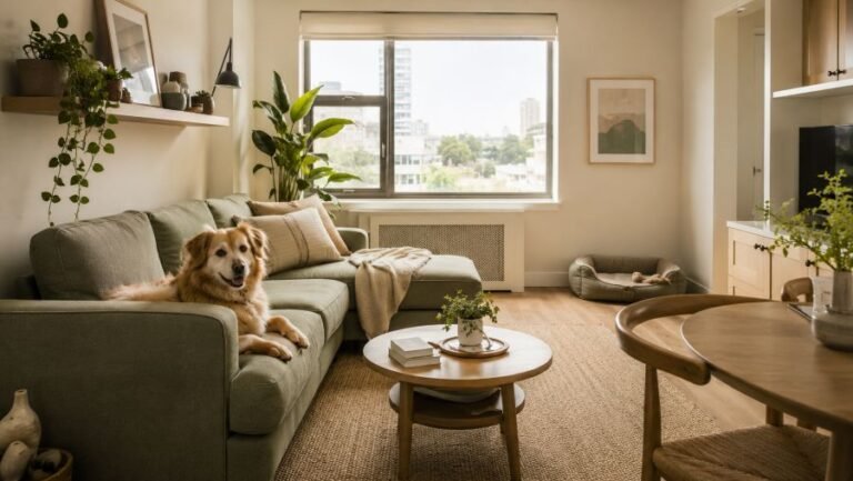 Small Apartment Living With a Dog: Space & Cleanliness Tips