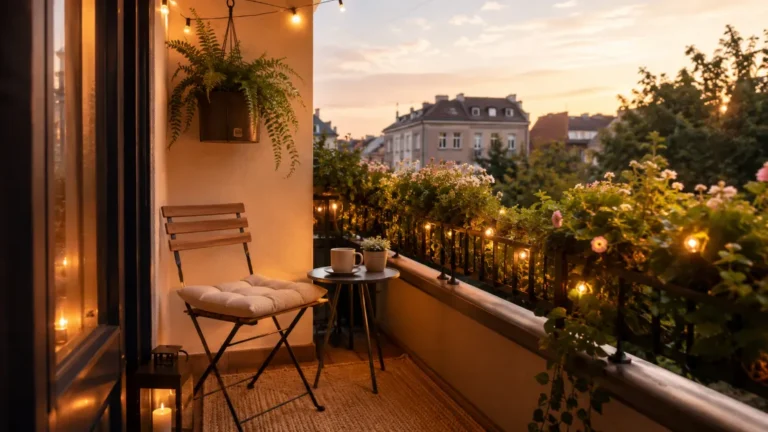 How to Turn a Very Small Balcony Into a Relaxing Retreat