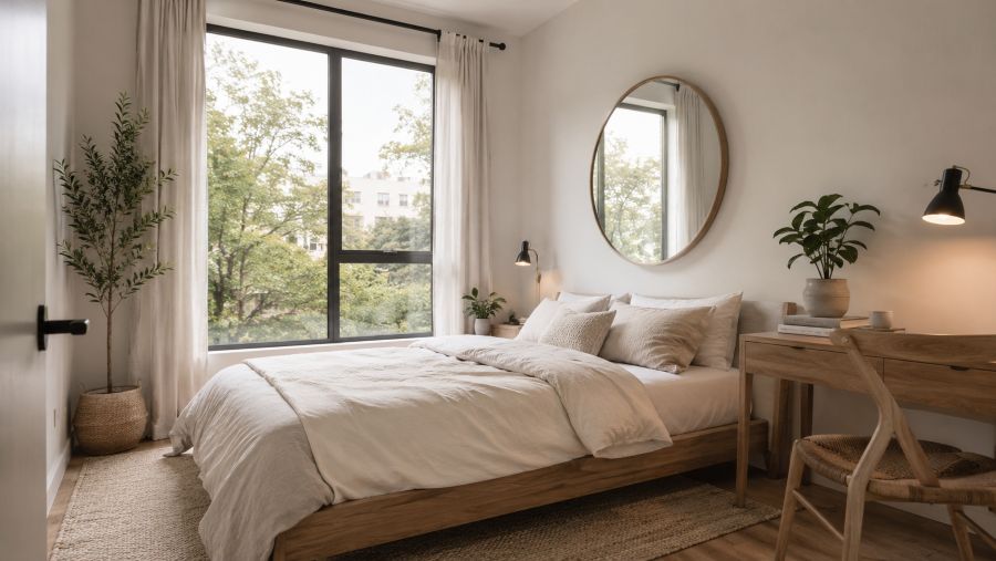 Small bedroom ideas to make a tiny room feel bigger