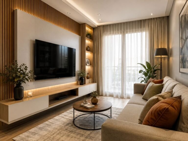 How to Arrange a Small Living Room Around a TV