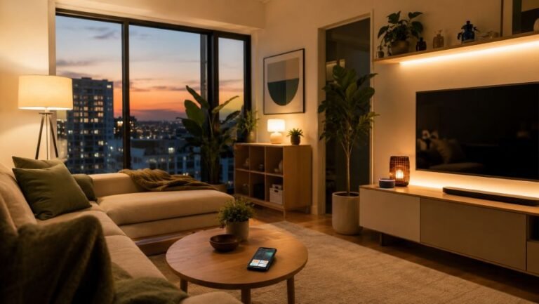 Smart Lighting Scenes for Small Apartments: Work, Relax, Sleep & Hosting