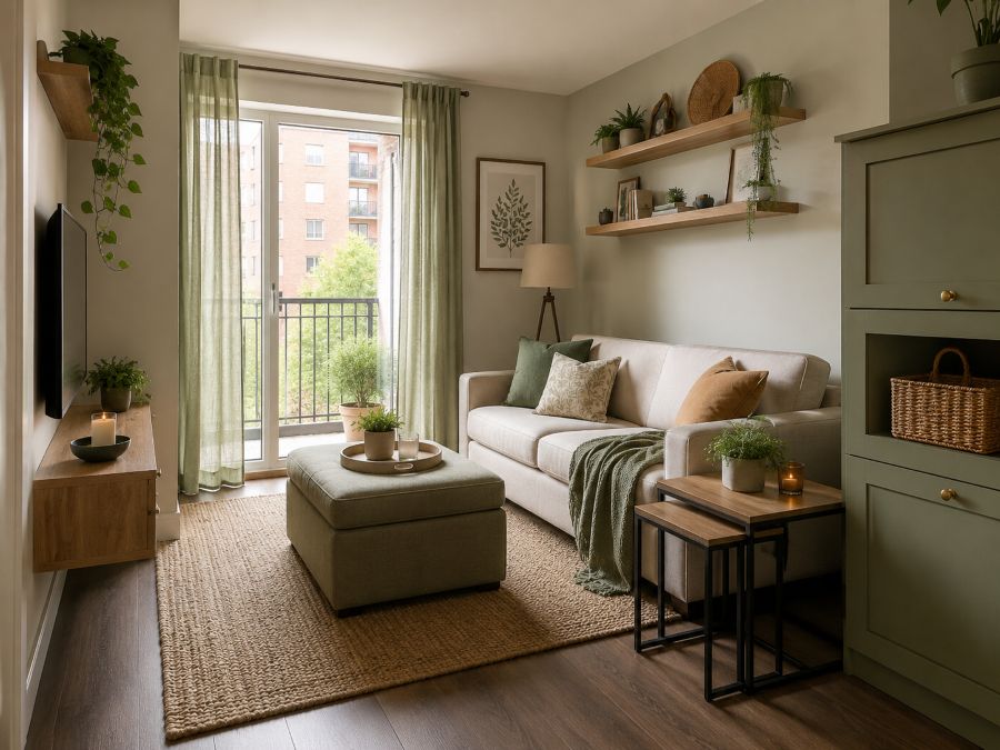 Multifunctional furniture idea for a small apartment living room