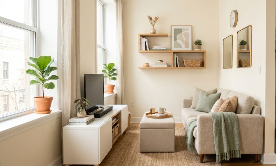 Smart small apartment ideas for a functional and organized home